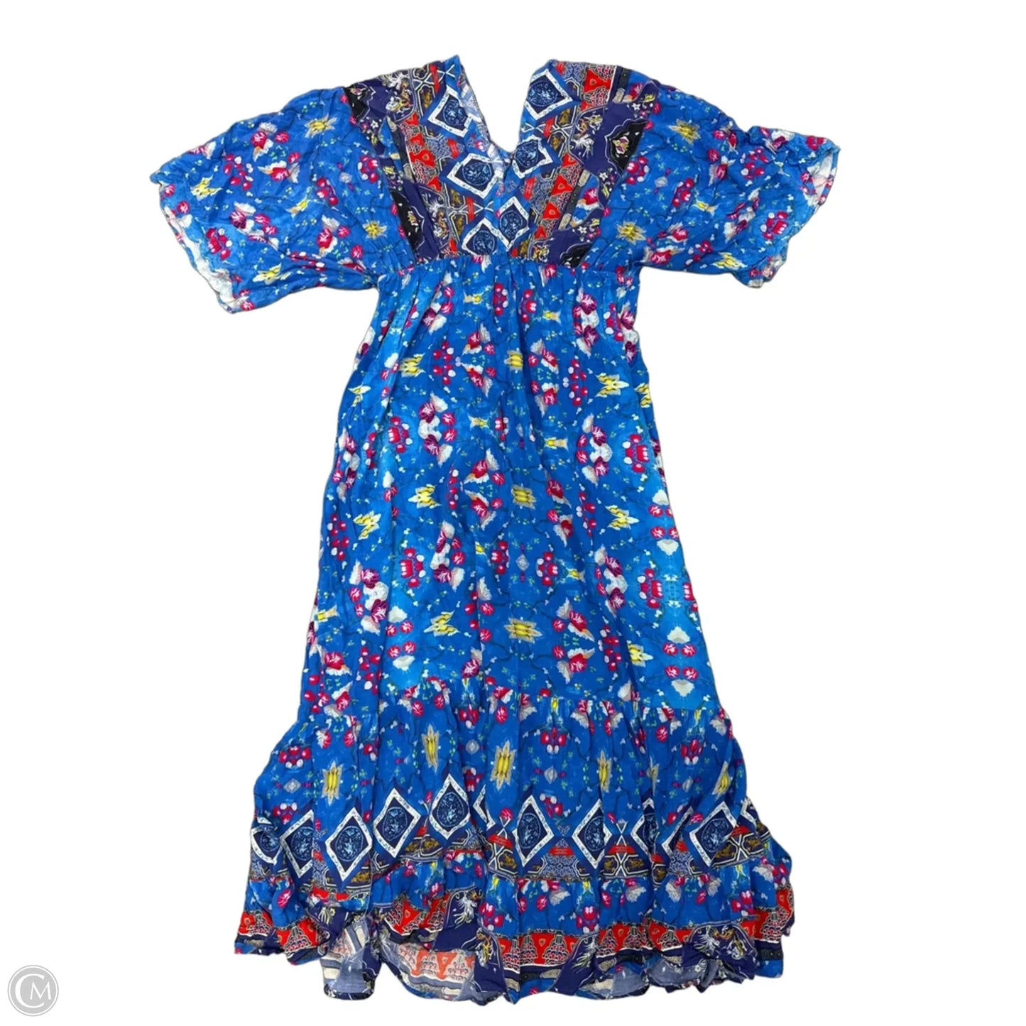 Dress Casual Midi By Cme In Blue, Size: Xs