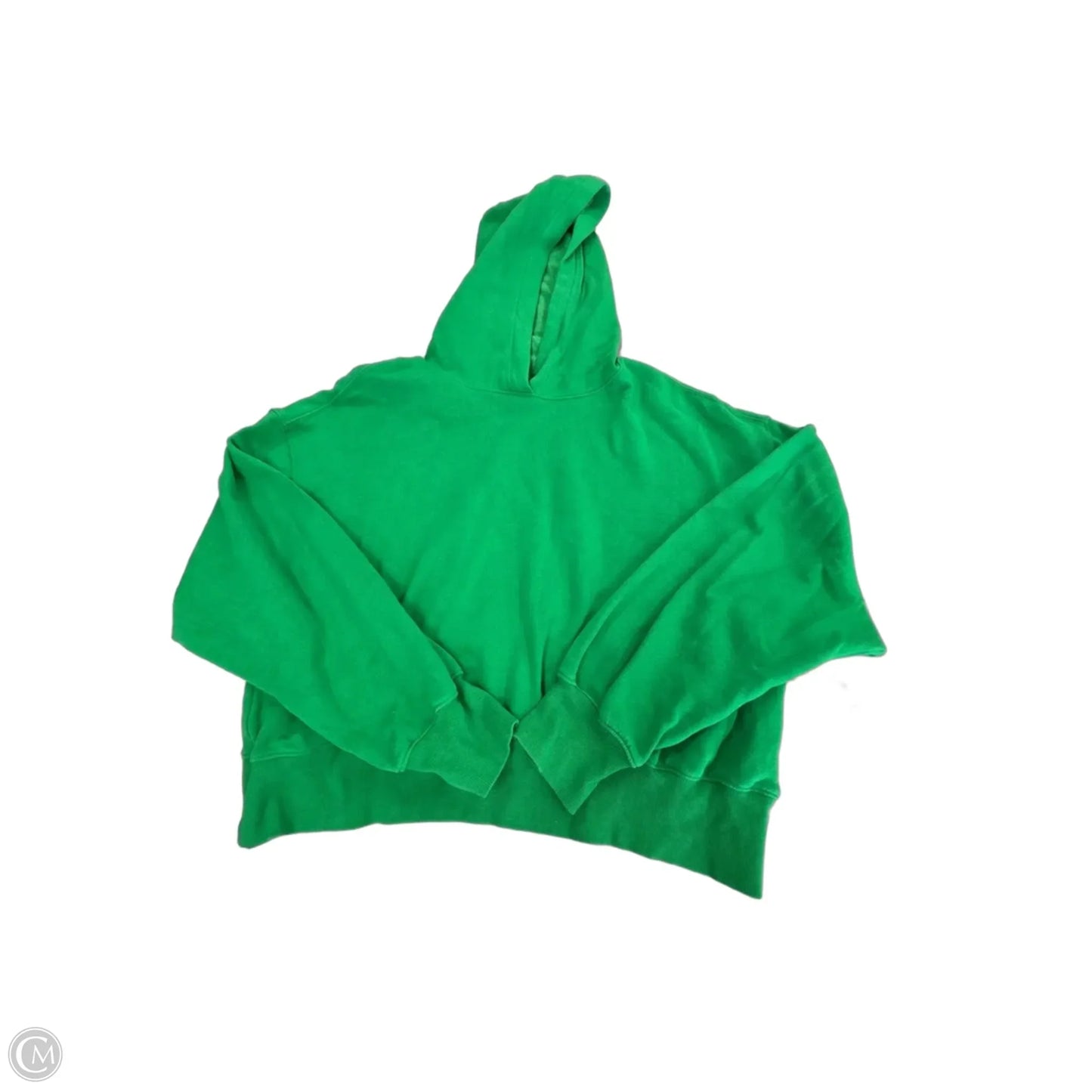 Sweatshirt Hoodie By Old Navy In Green, Size: L