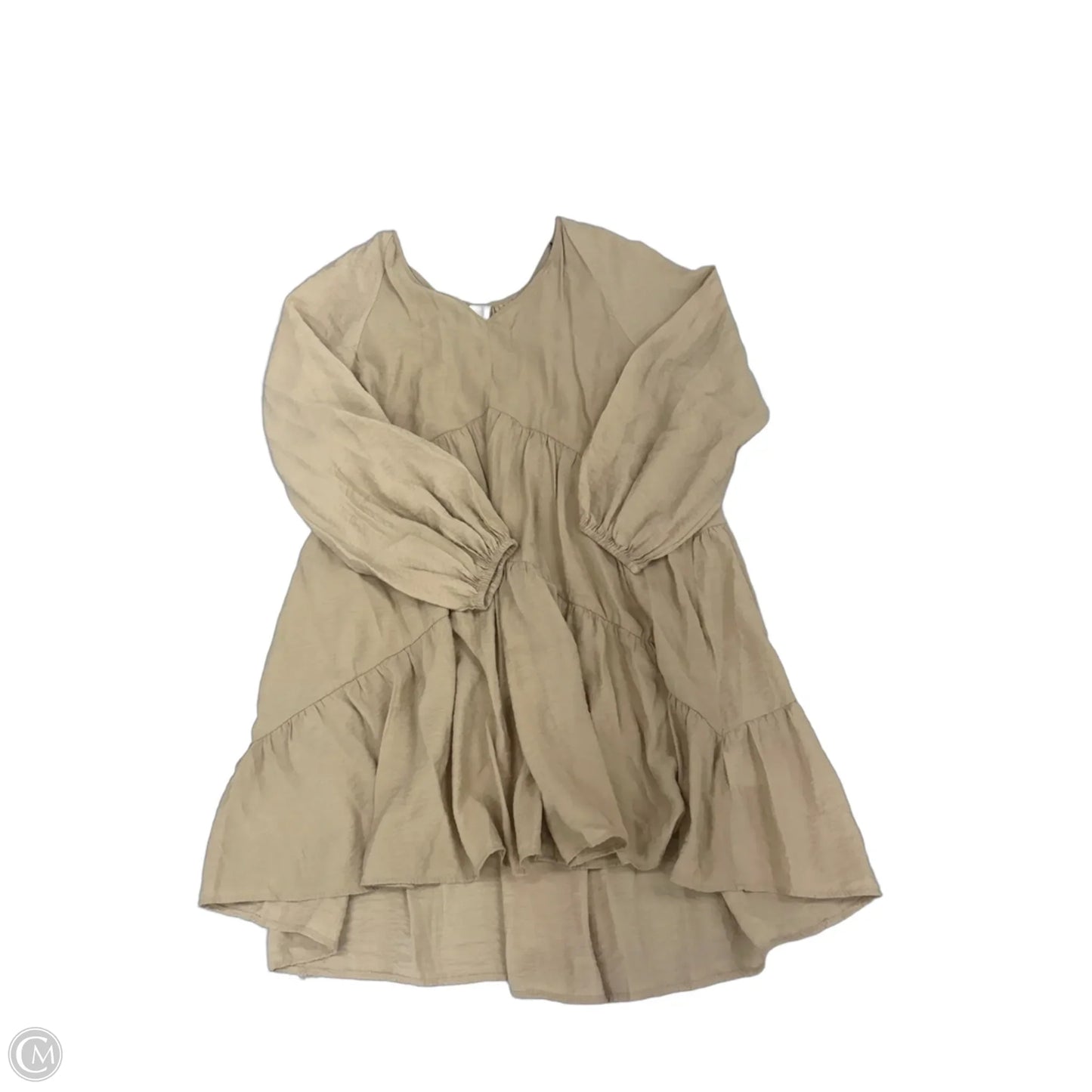 Dress Casual Short By H&m In Tan, Size: M
