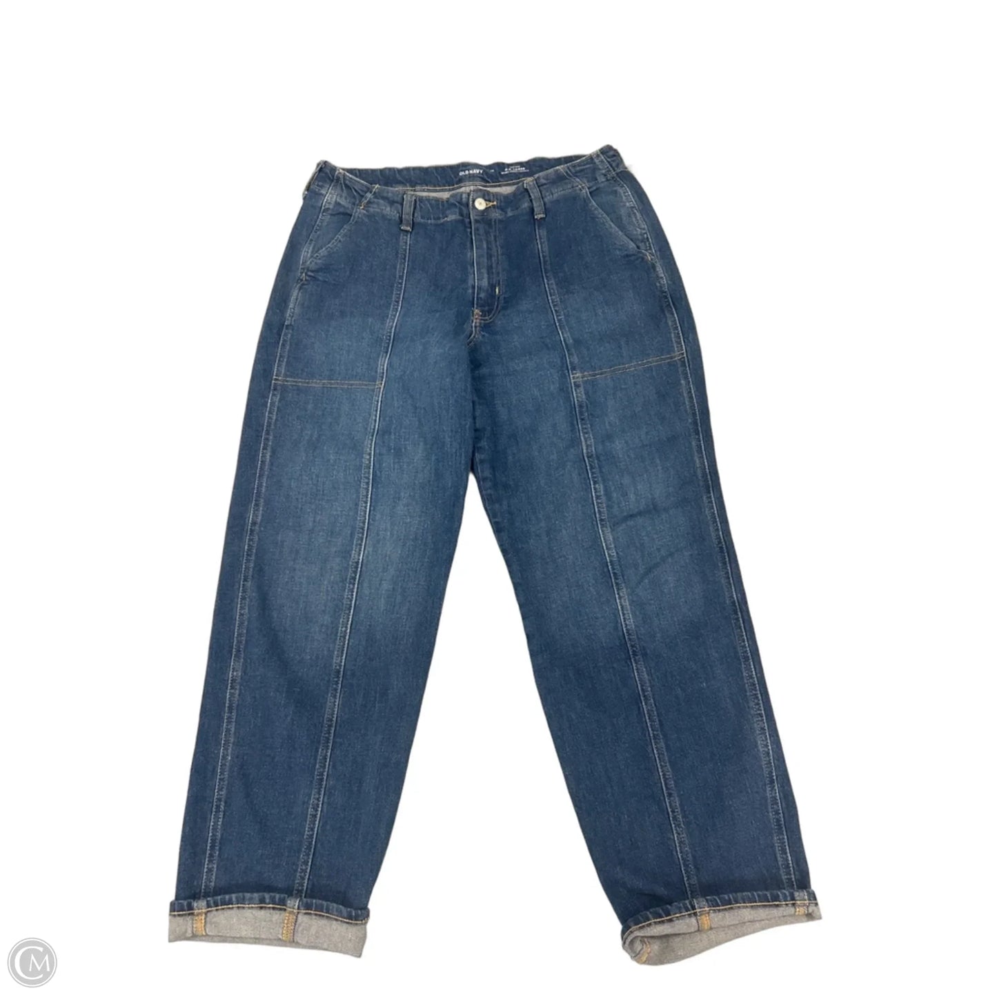 Jeans Straight By Old Navy In Blue Denim, Size: 14