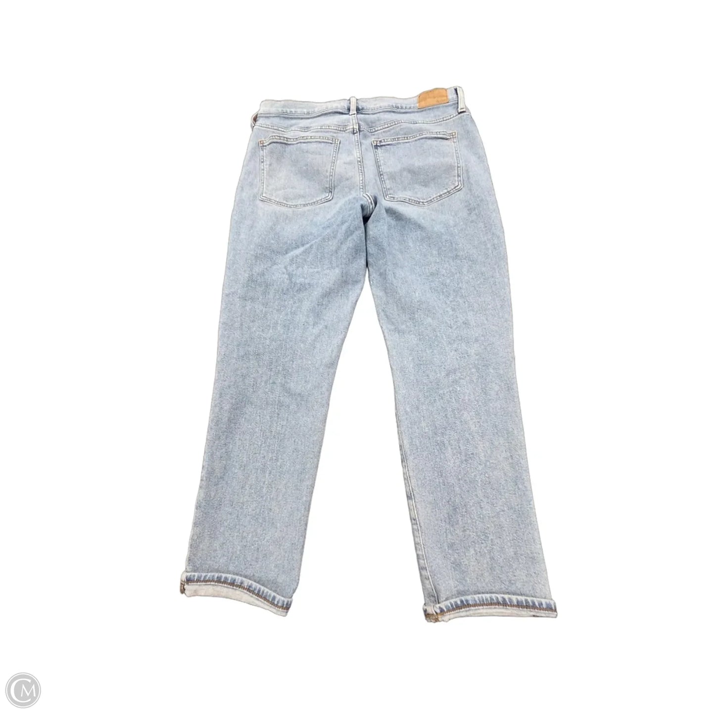 Jeans Straight By Madewell In Blue Denim, Size: 14