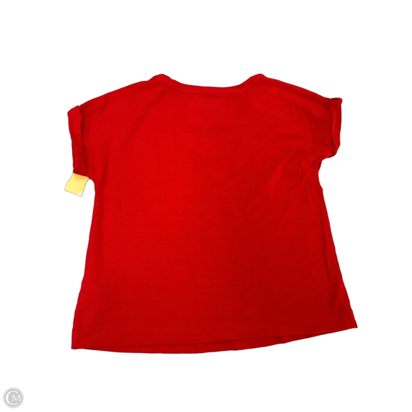 Top Short Sleeve By C And C In Red, Size: Xs