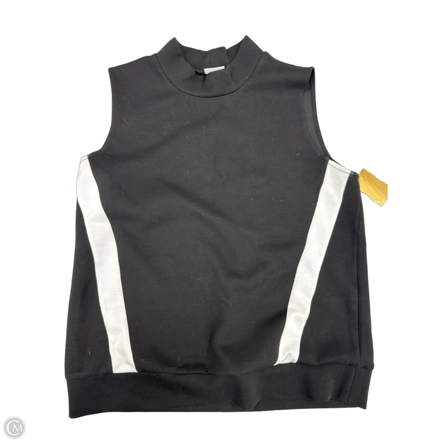 Top 2pc Sleeveless By Cmf In Black & White, Size: S