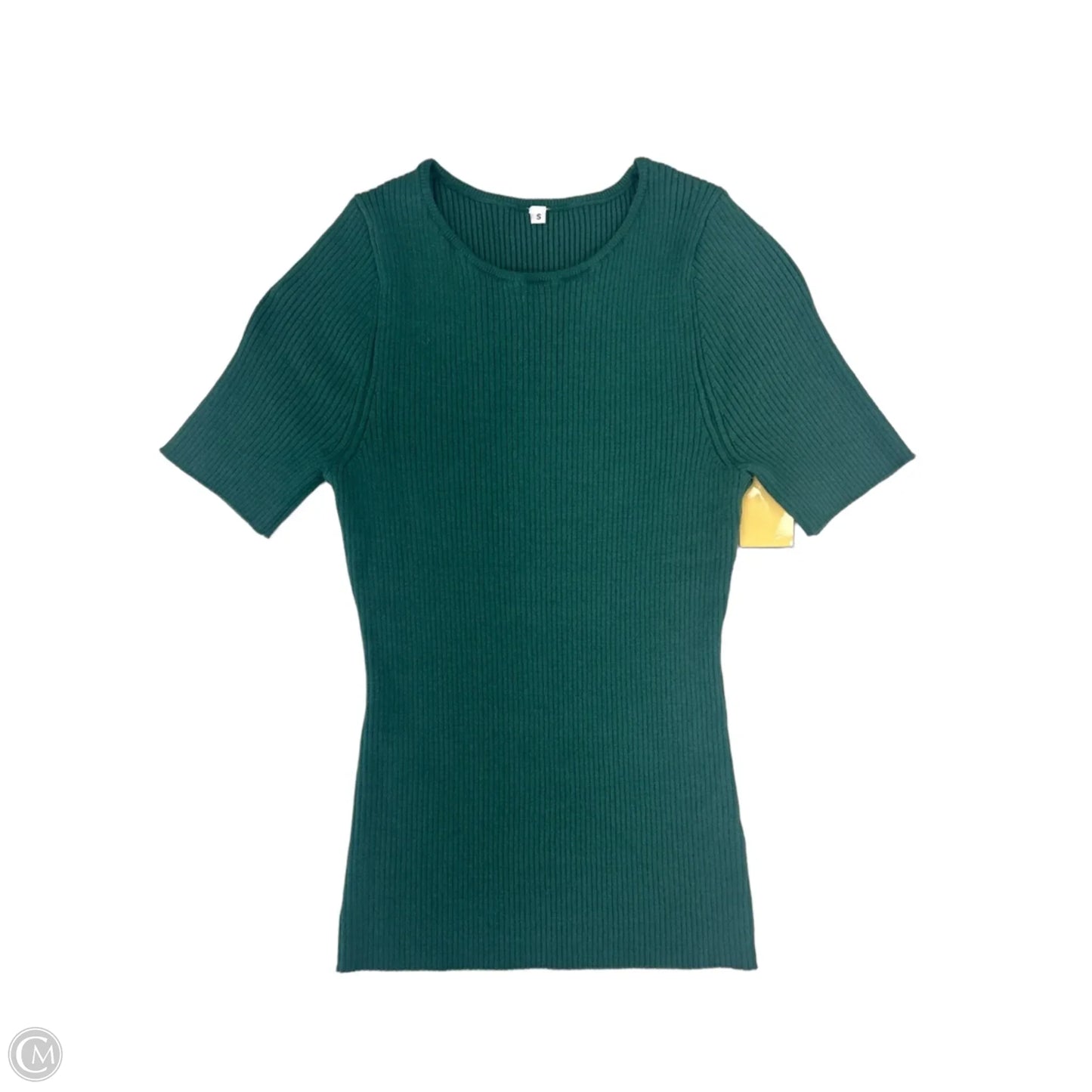 Top Short Sleeve By Cmf In Green, Size: S