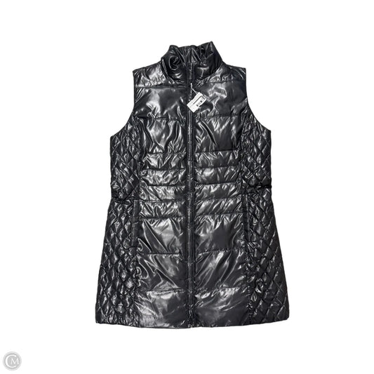 Vest Puffer & Quilted By Talbots In Black, Size: M
