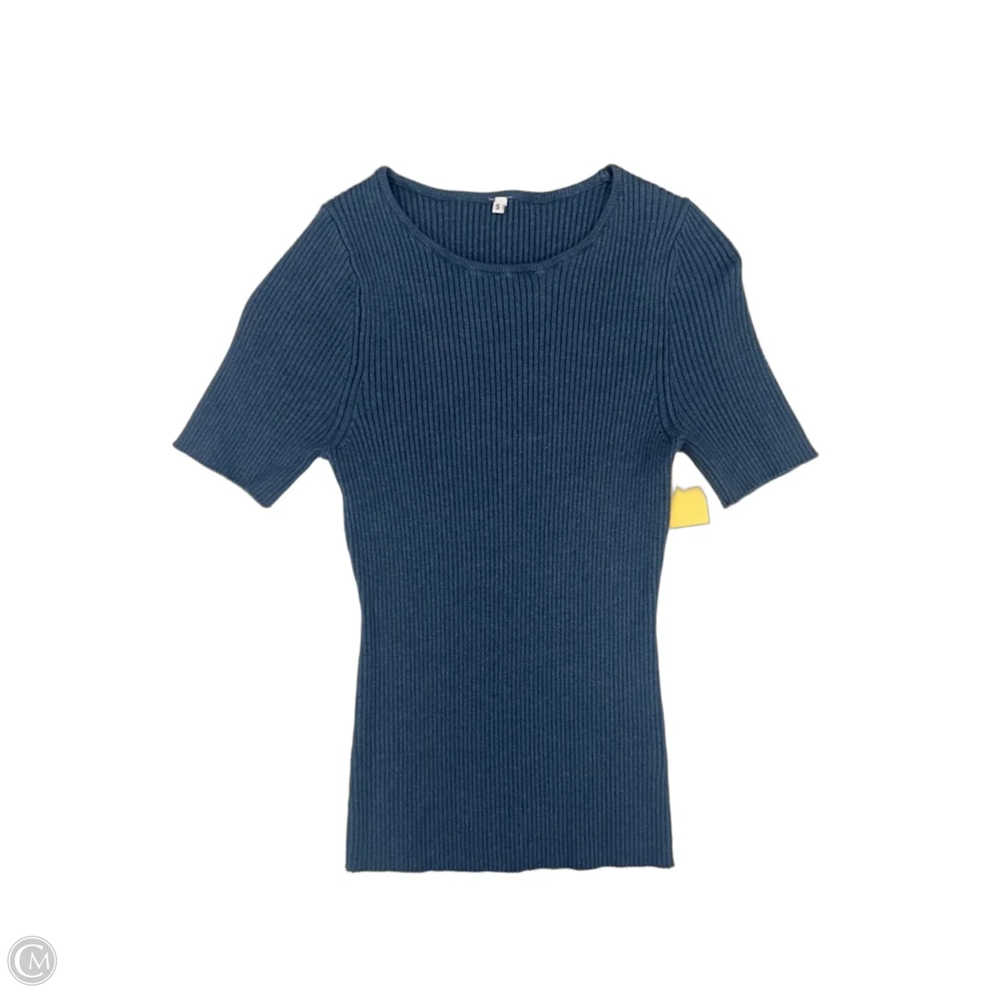 Top Short Sleeve By Cmf In Blue, Size: S