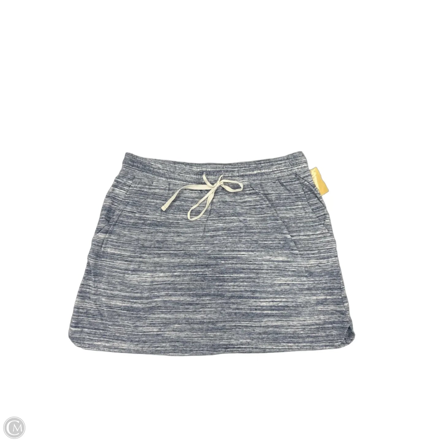 Skirt Mini & Short By Loft In Blue & White, Size: 4
