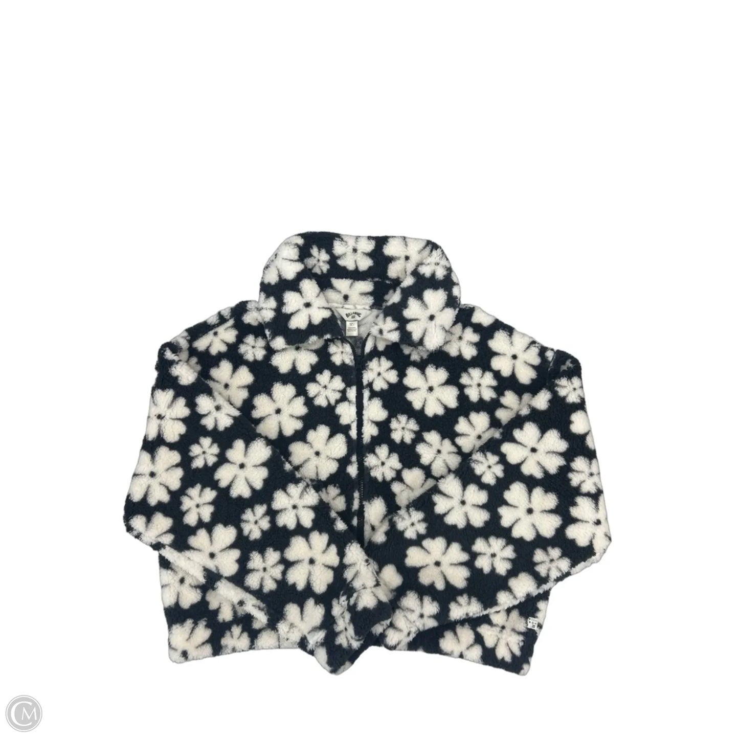 Jacket Fleece By Billabong In Floral Print, Size: L
