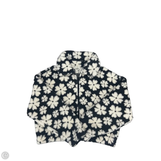 Jacket Fleece By Billabong In Floral Print, Size: L