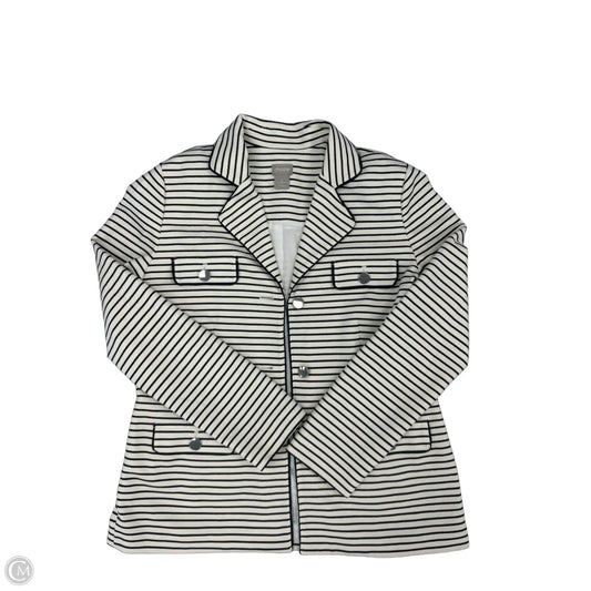 Jacket Other By Chicos In Black & Cream, Size: S