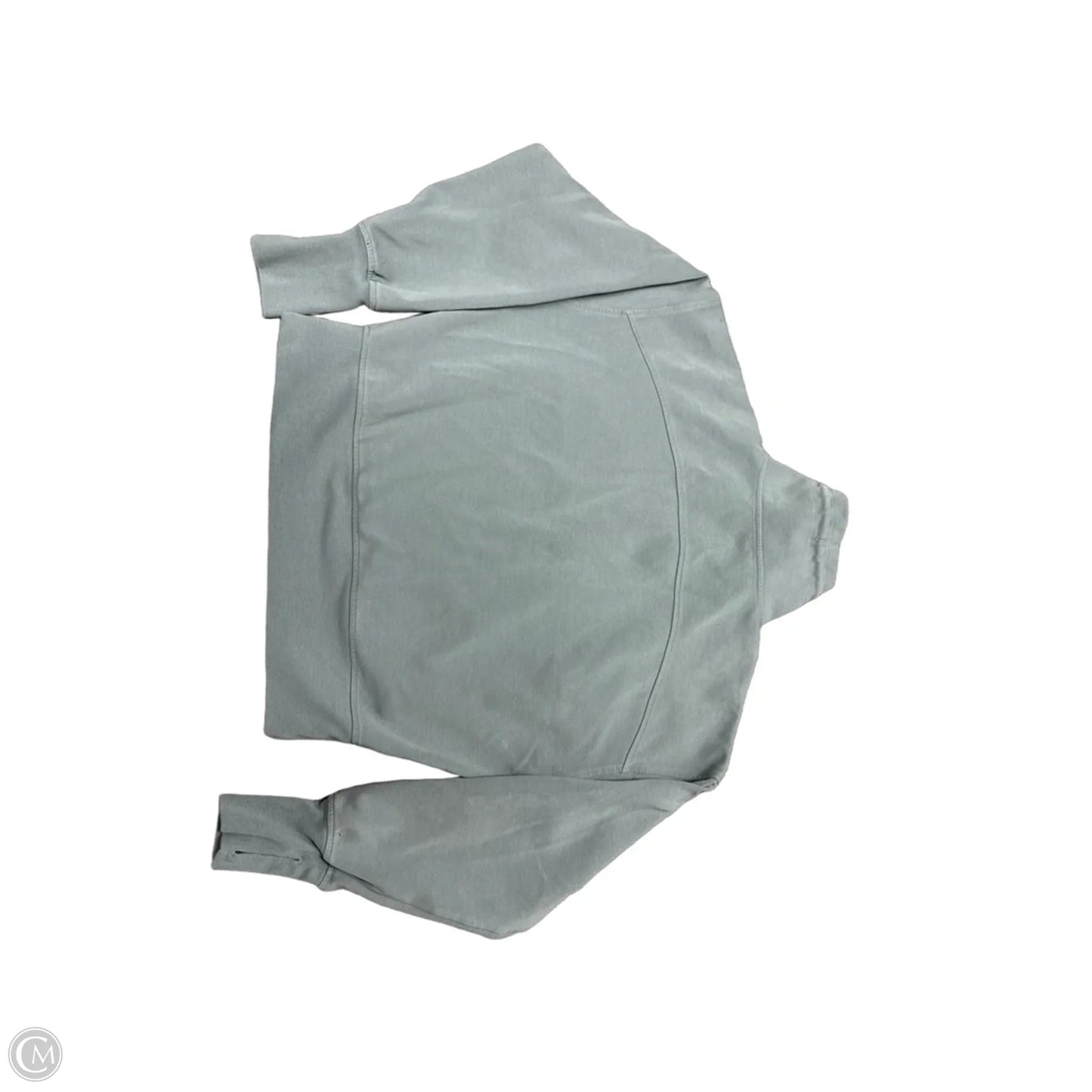 Athletic Top Long Sleeve Collar By Old Navy In Green, Size: M