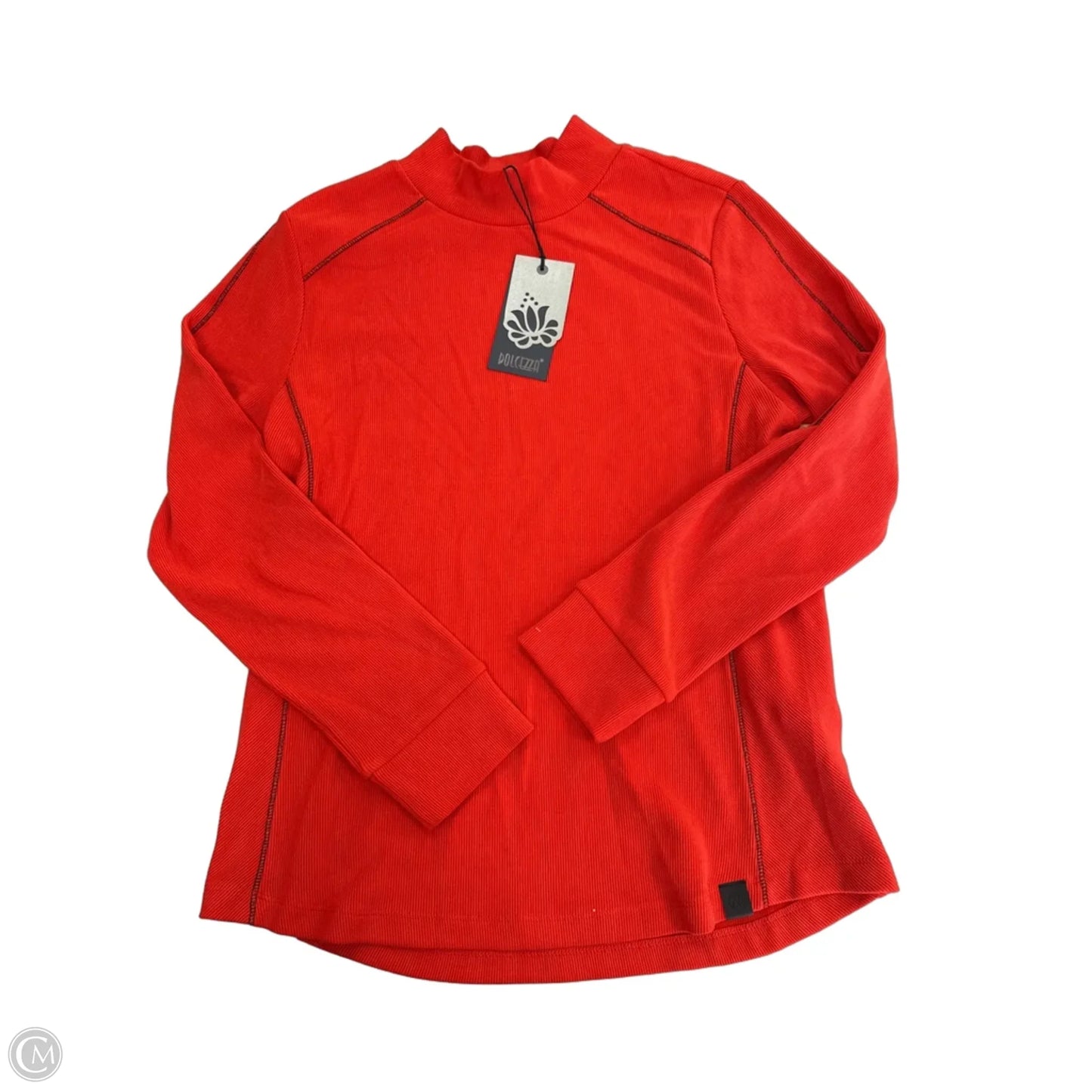 Top Long Sleeve By Cmc In Red, Size: L