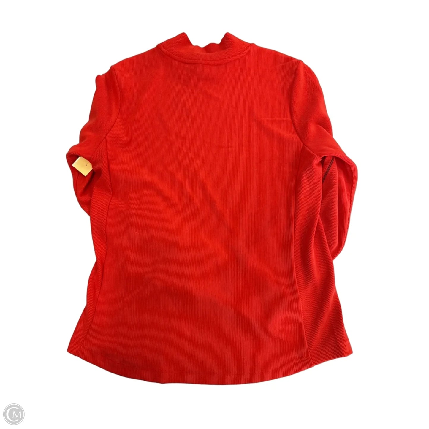 Top Long Sleeve By Cmc In Red, Size: L