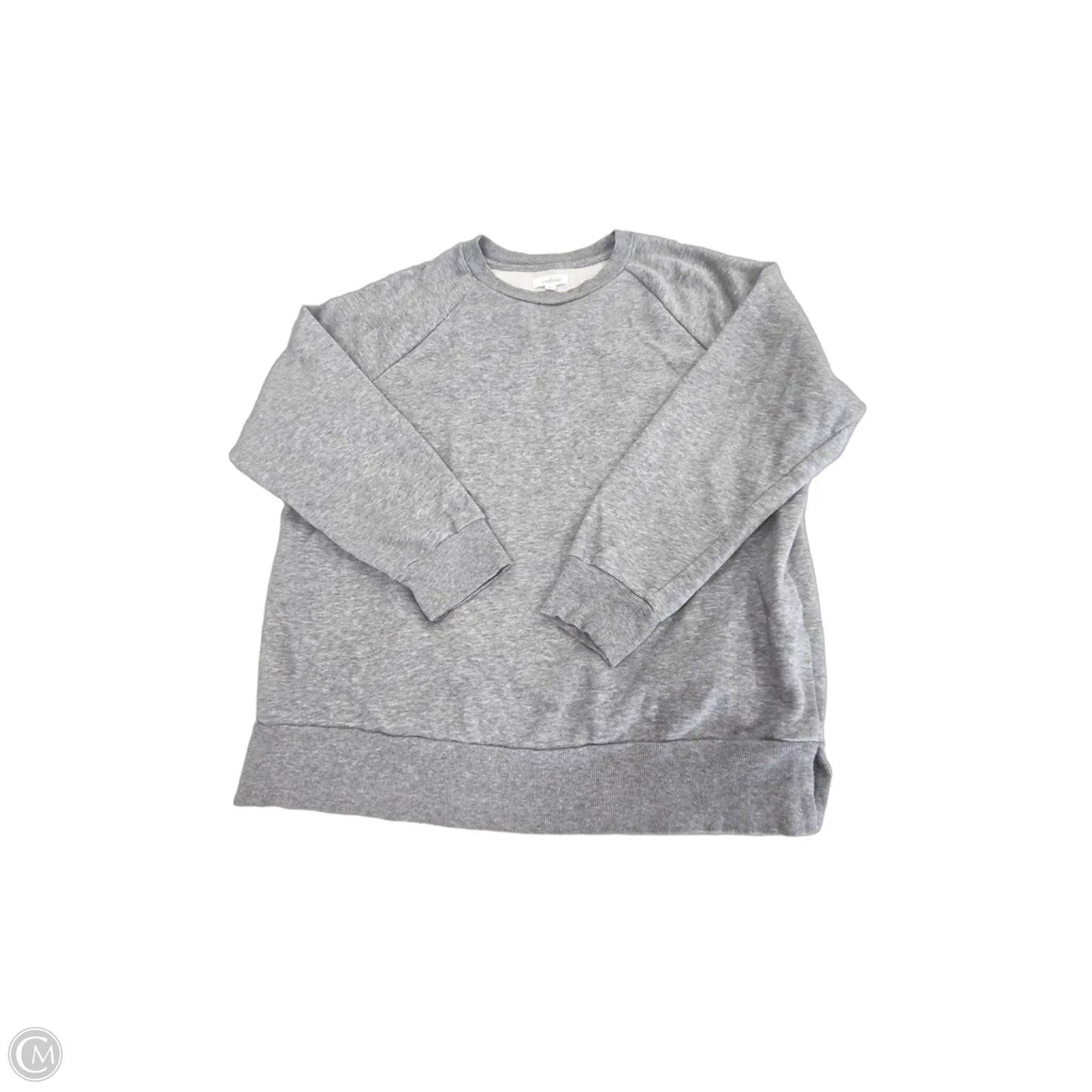 Sweatshirt Collar By Colsie In Grey, Size: M