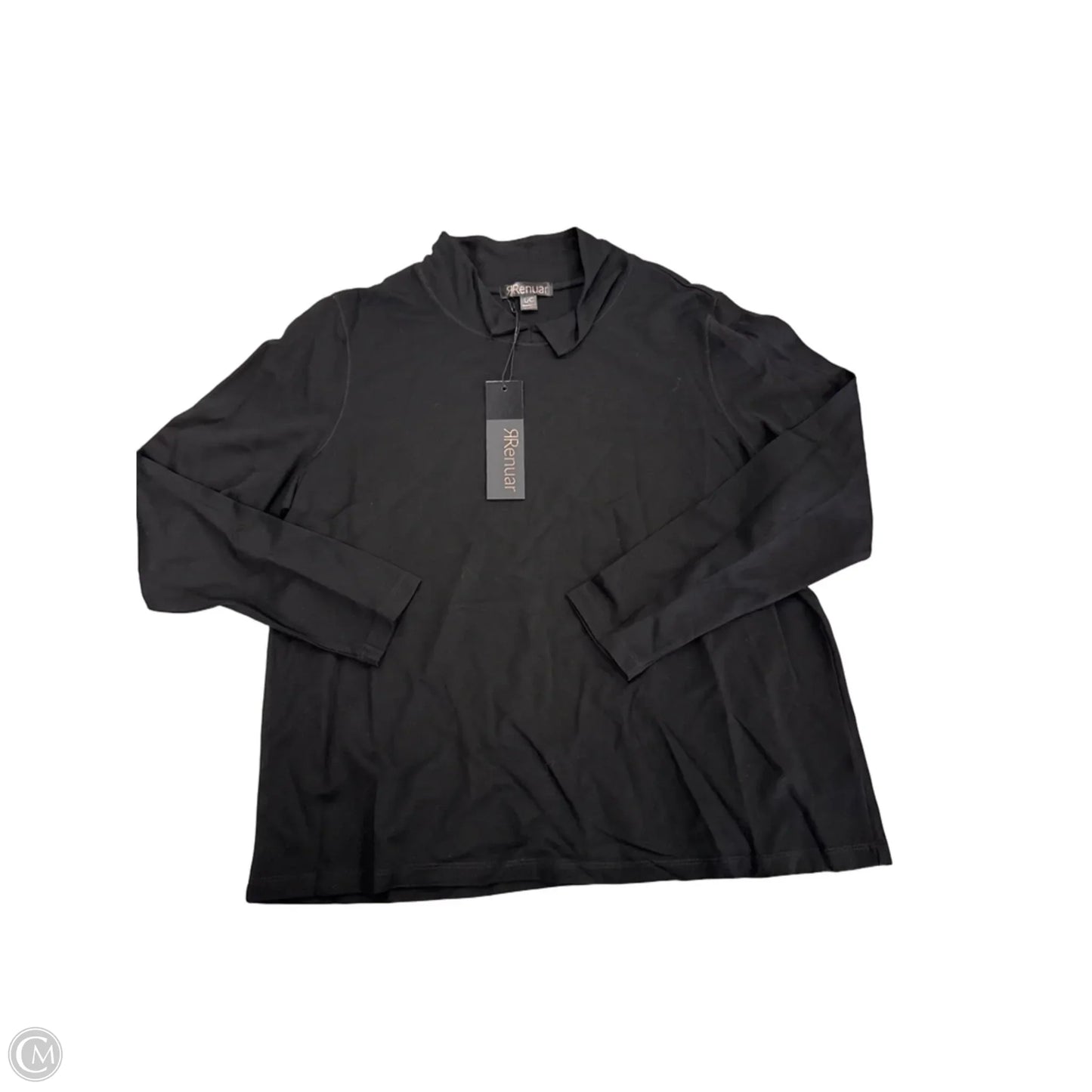 Top Long Sleeve By Cmc In Black, Size: L