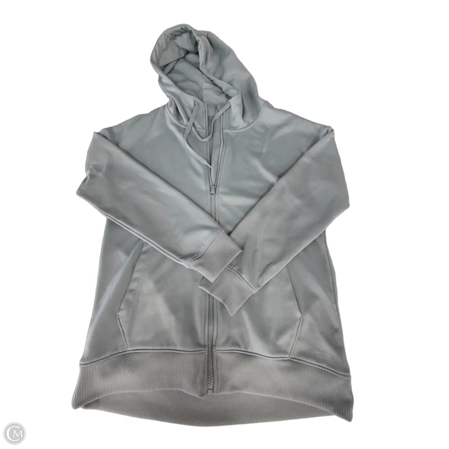 Athletic Top Long Sleeve Hoodie By Mondetta In Teal, Size: S