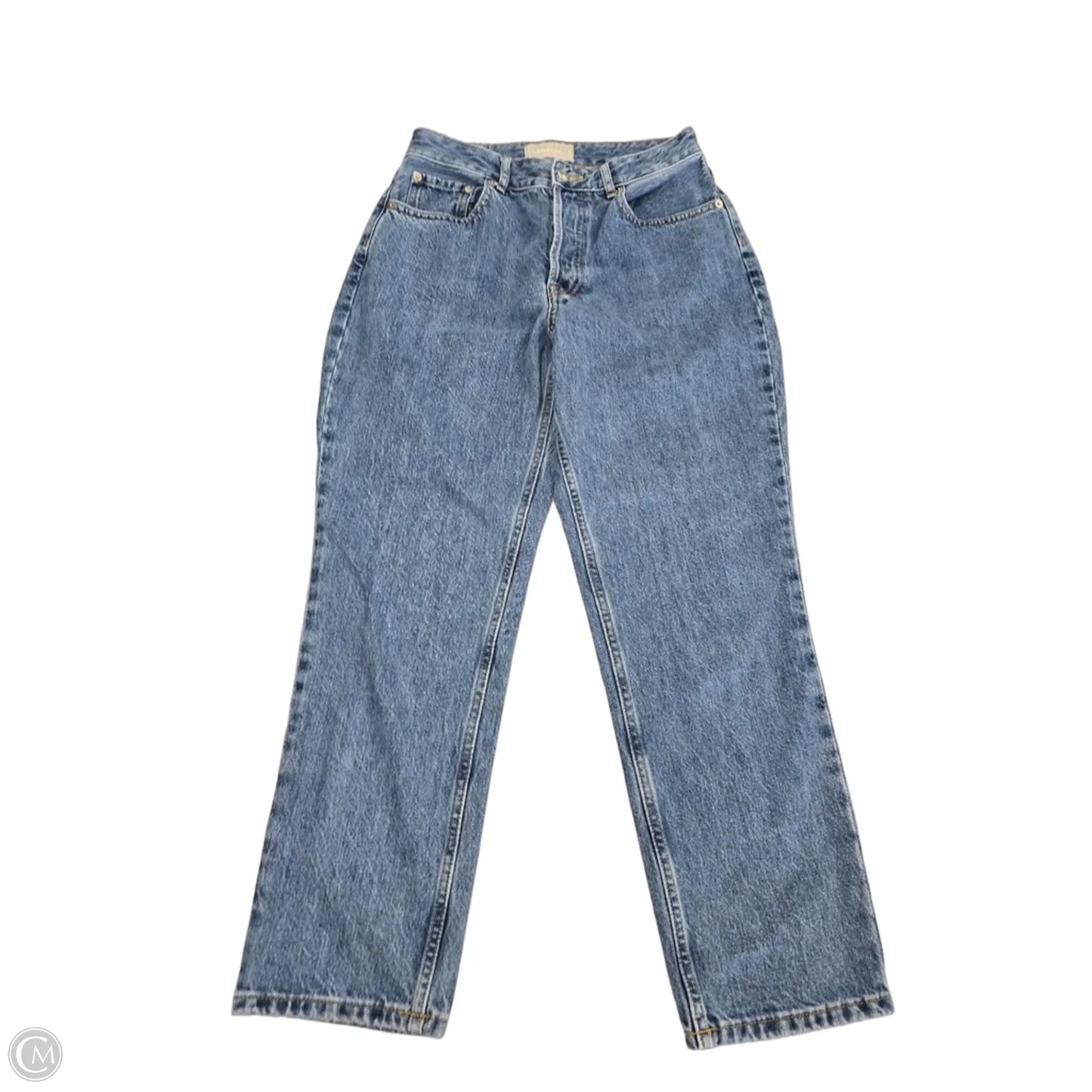 Jeans Straight By Everlane In Blue Denim, Size: 6