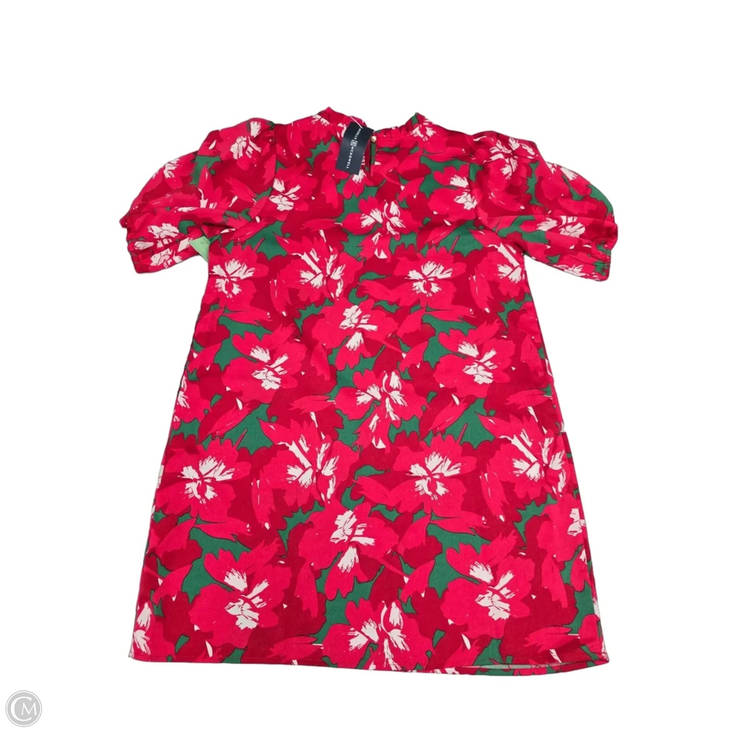 Dress Casual Short By Michelle Mcdowell In Pink & Red, Size: M
