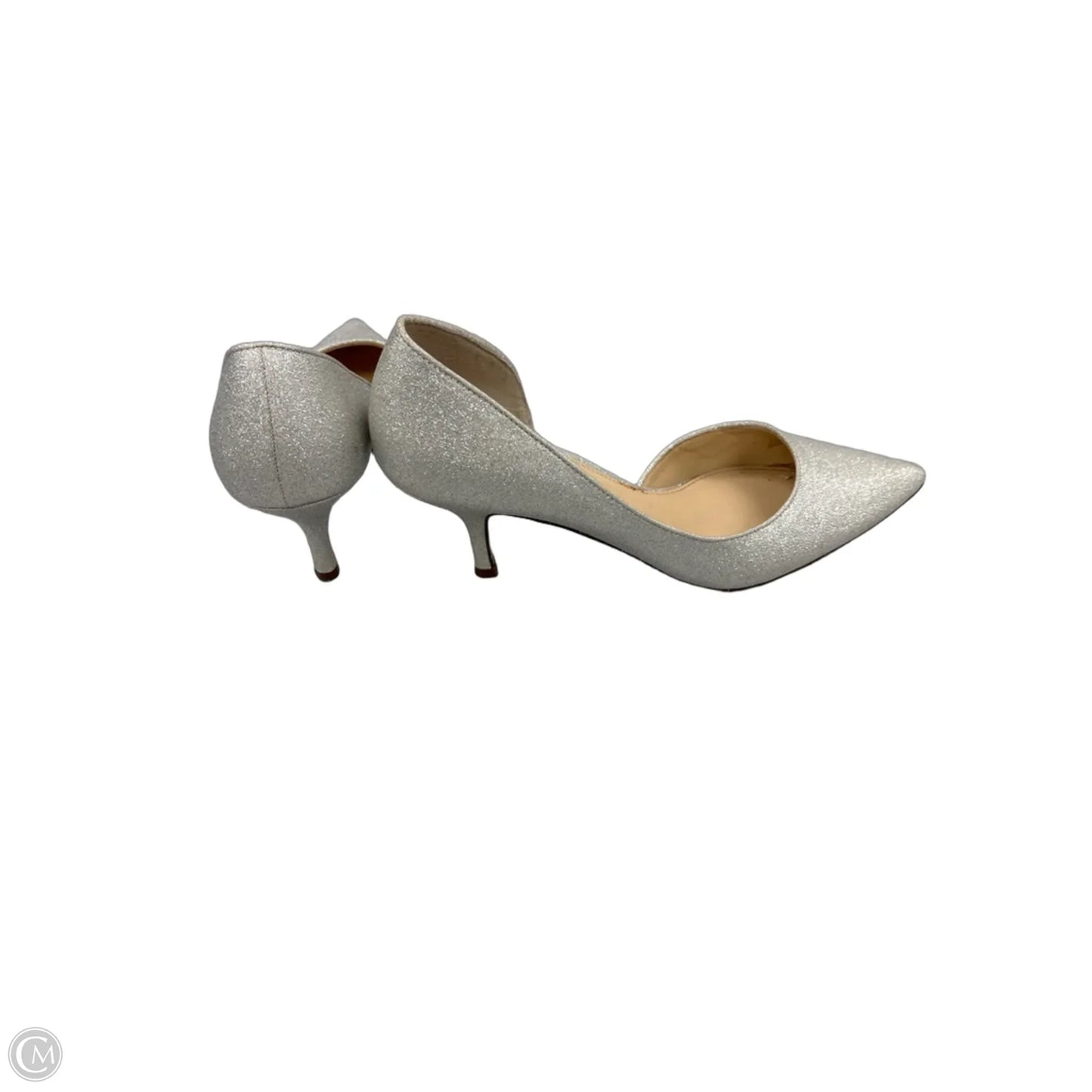 Shoes Heels Kitten By Nina In Silver, Size: 8