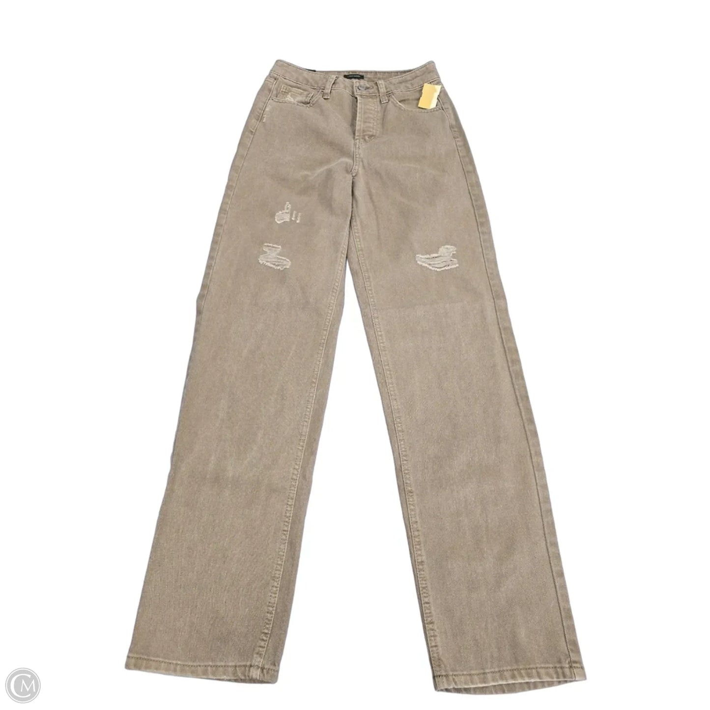 Jeans Straight By Wild Fable In Brown Denim, Size: 0