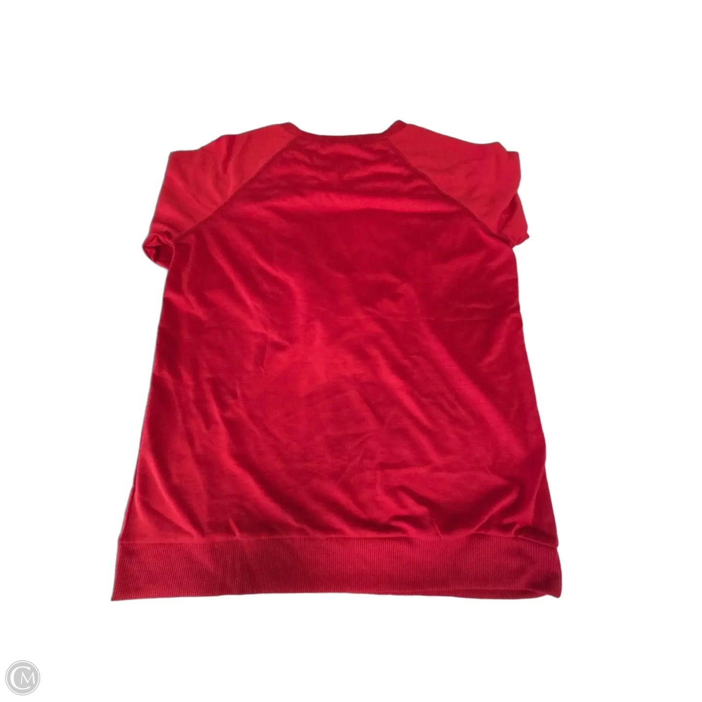 Top Long Sleeve By Cmf In Red, Size: M