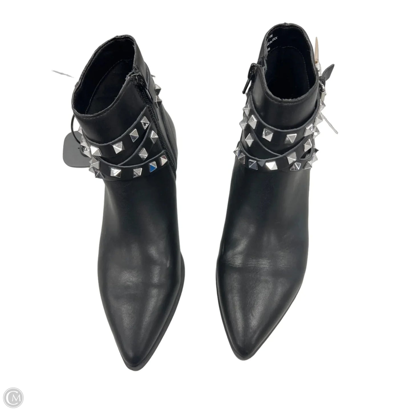 Boots Ankle Heels By Steve Madden In Black, Size: 7.5
