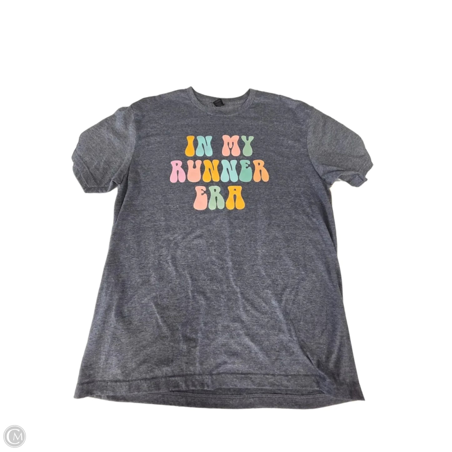 Top Short Sleeve Basic By Gildan In Blue, Size: L
