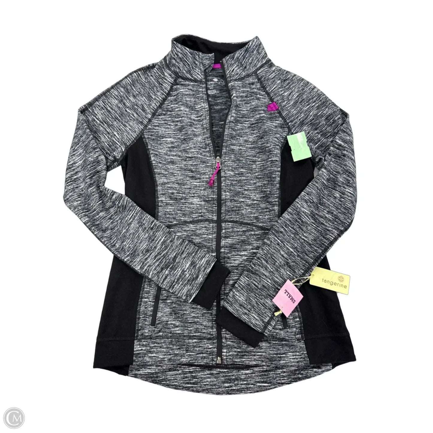 Athletic Jacket By Tangerine In Grey, Size: S