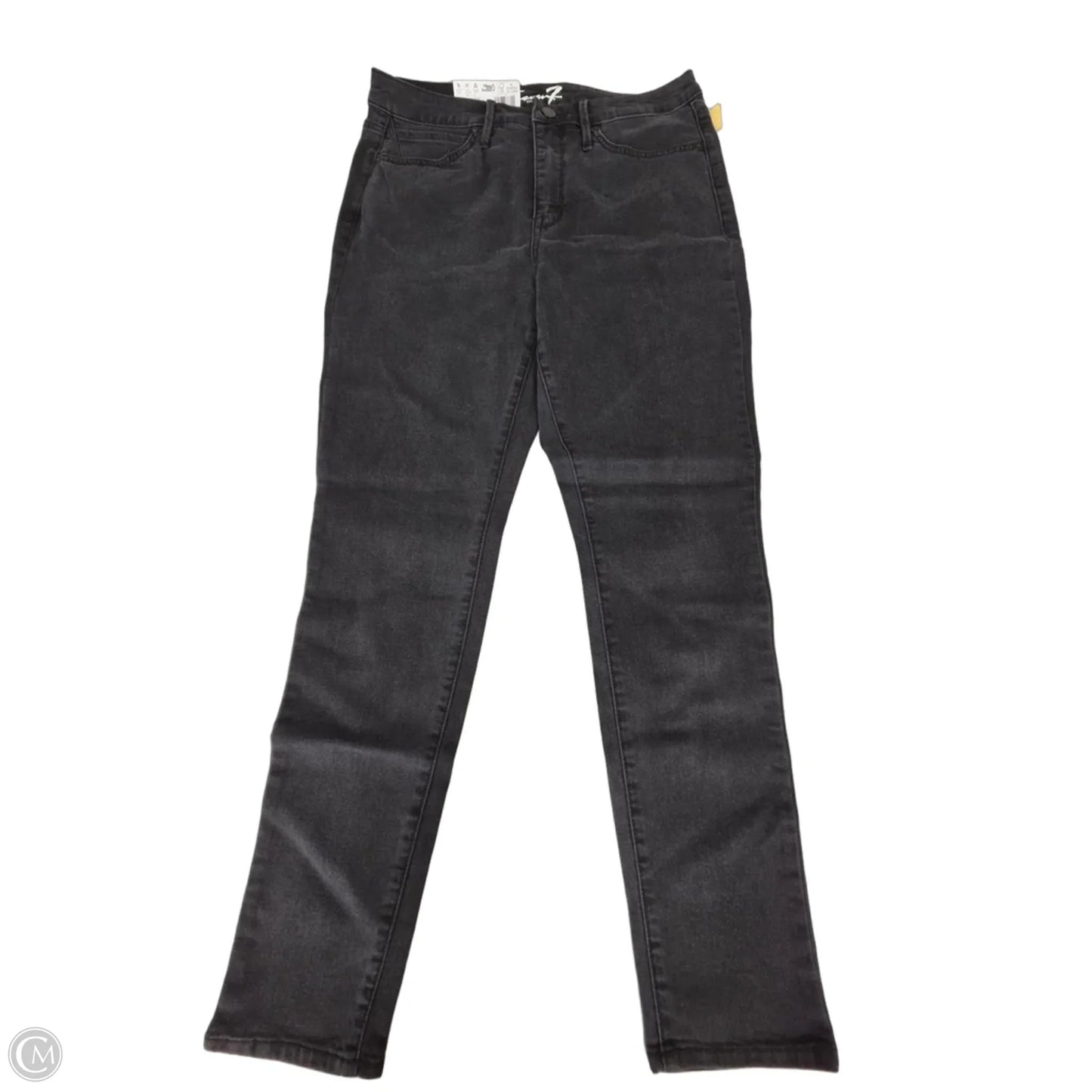 Jeans Skinny By Seven 7 In Black Denim, Size: 10