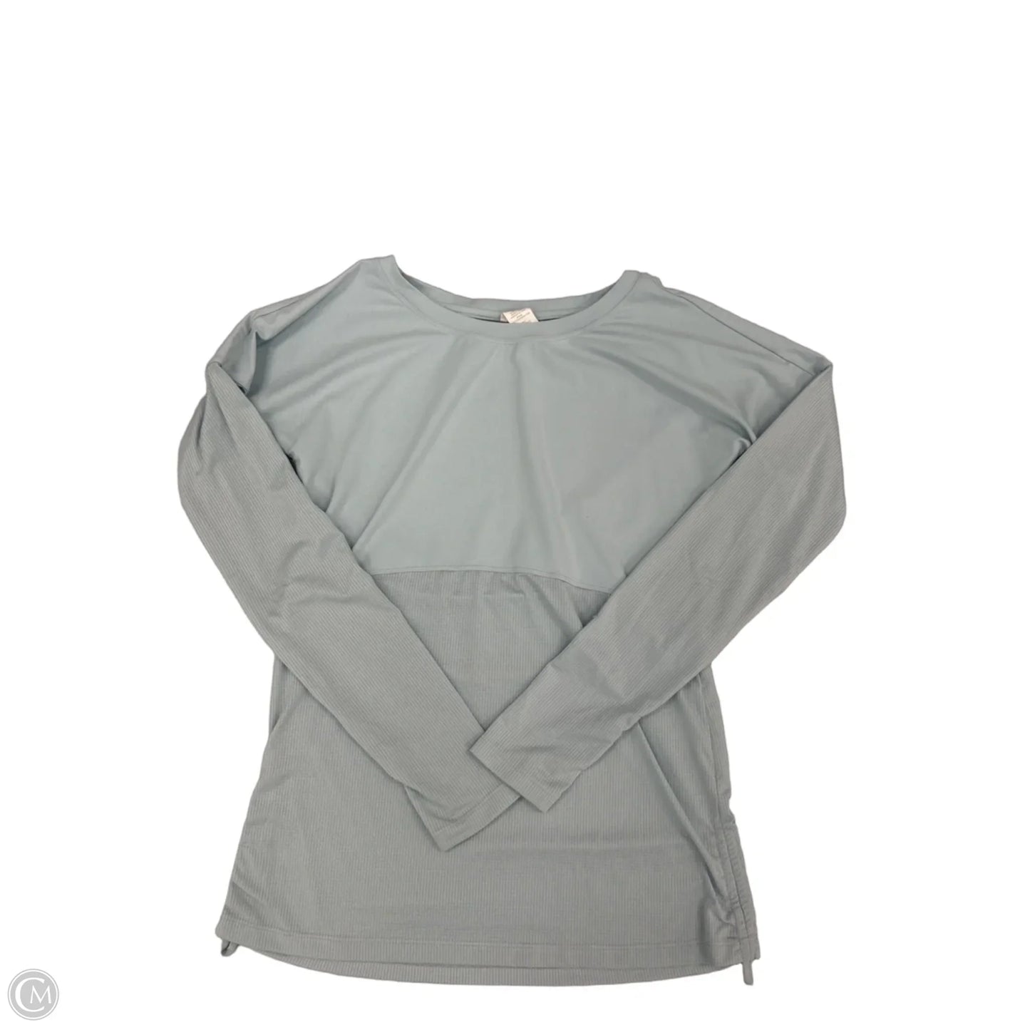 Athletic Top Long Sleeve Collar By Fabletics In Blue, Size: S