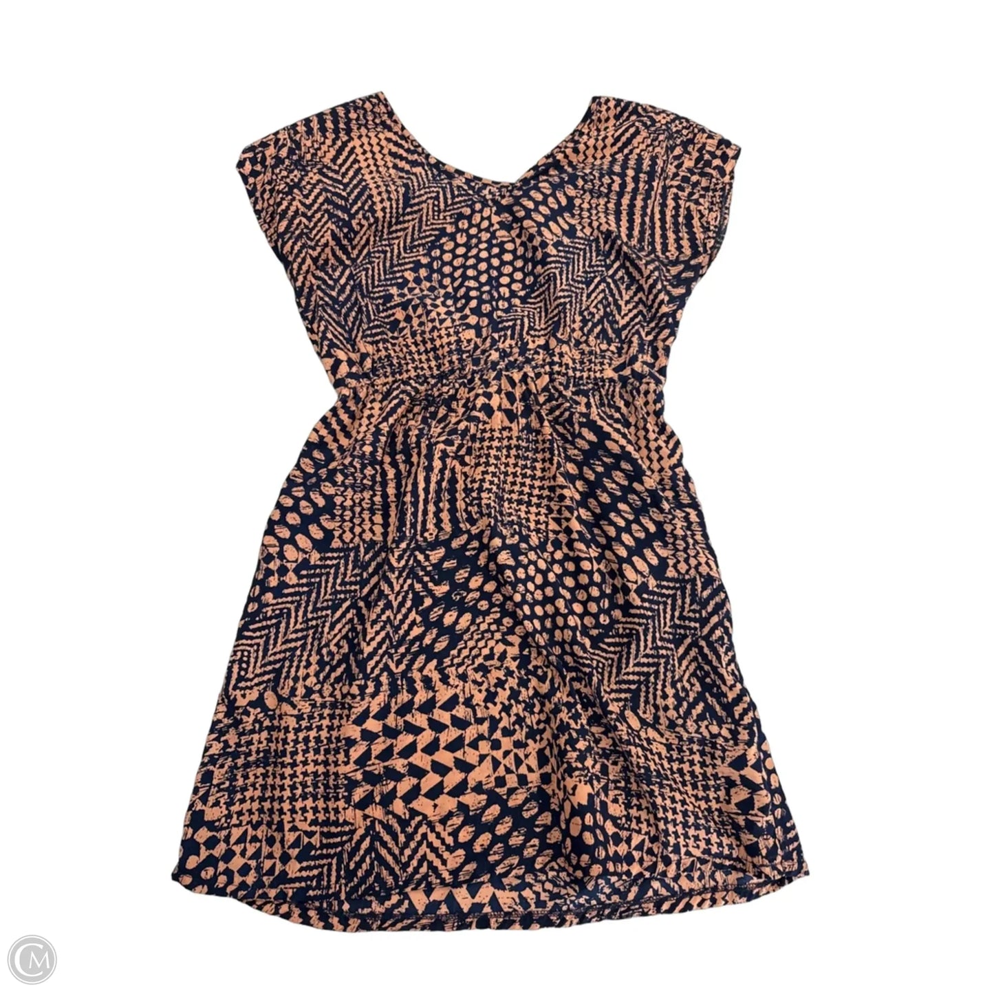 Dress Casual Short By Cmf In Geometric Pattern, Size: S