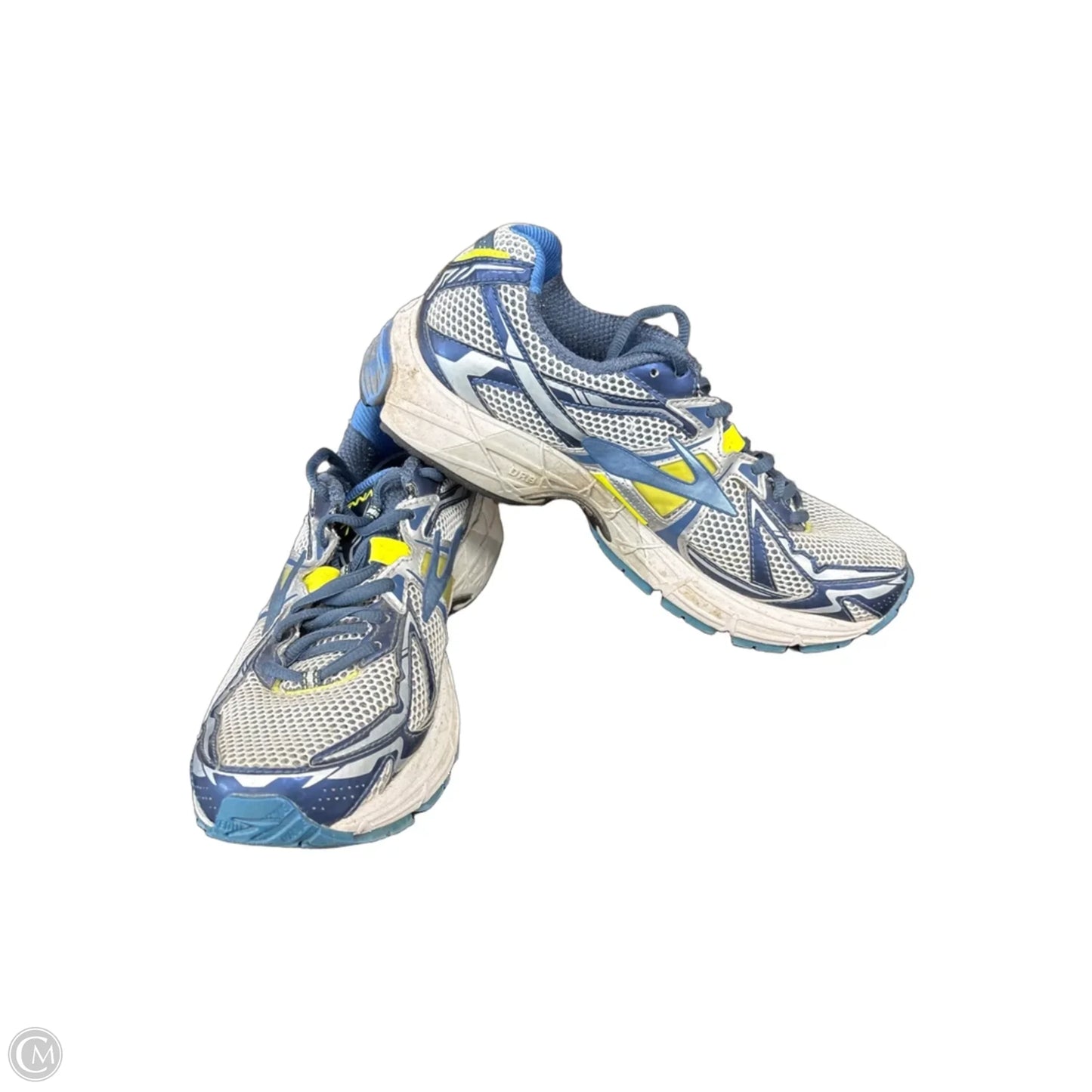 Shoes Athletic By Brooks In Blue & White, Size: 9
