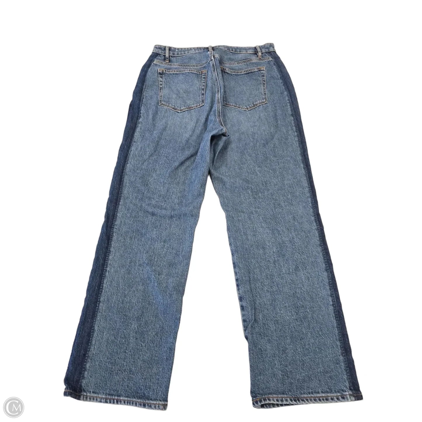 Jeans Straight By Loft In Blue Denim, Size: 10