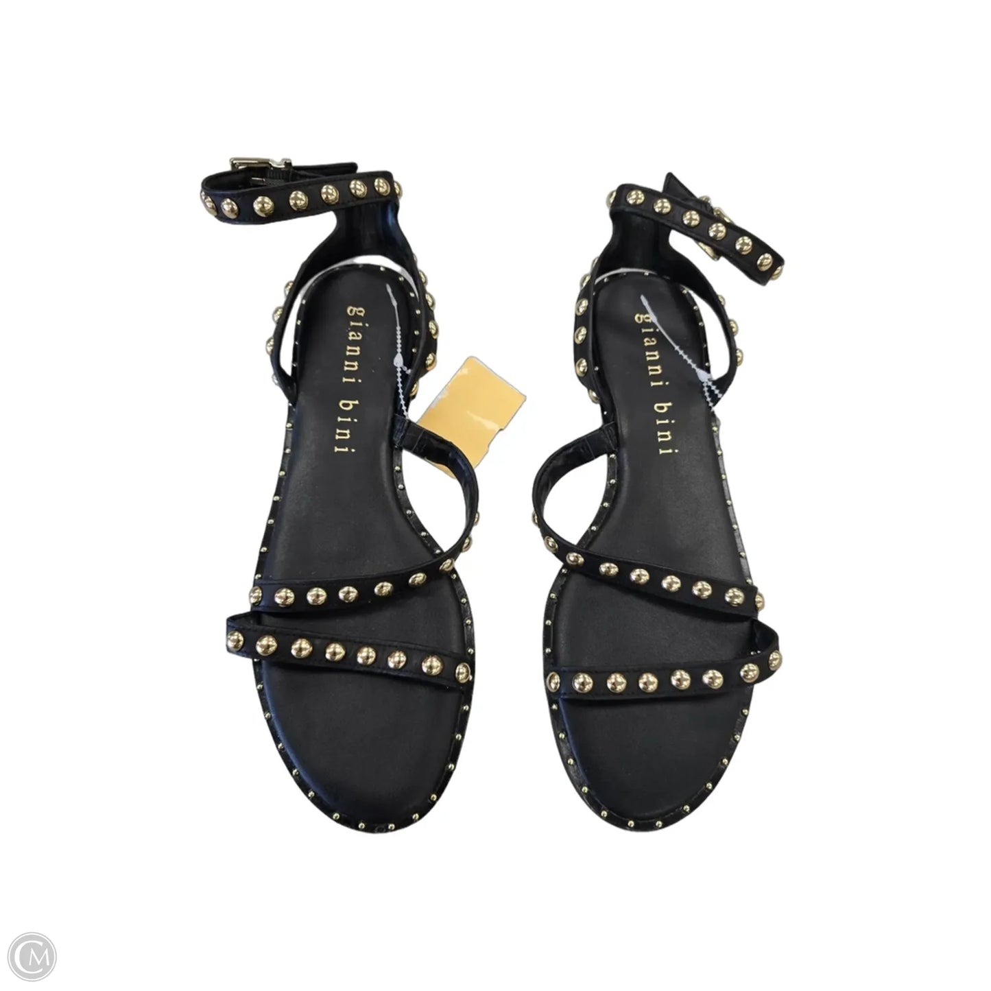 Sandals Flats By Gianni Bini In Black, Size: 8