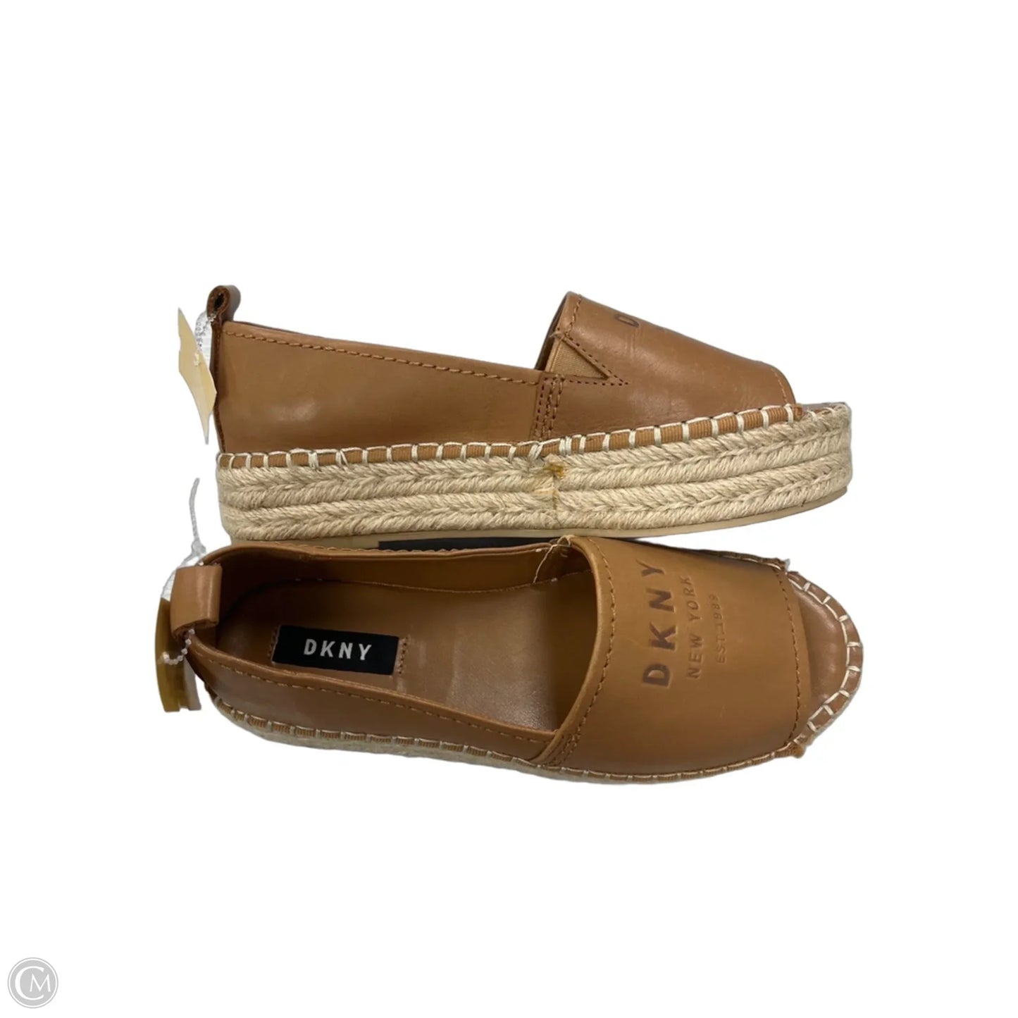 Sandals Flats By Dkny In Tan, Size: 6