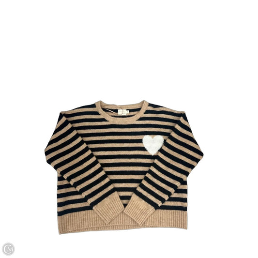 Top Long Sleeve By Dreamers In Black & Brown, Size: M