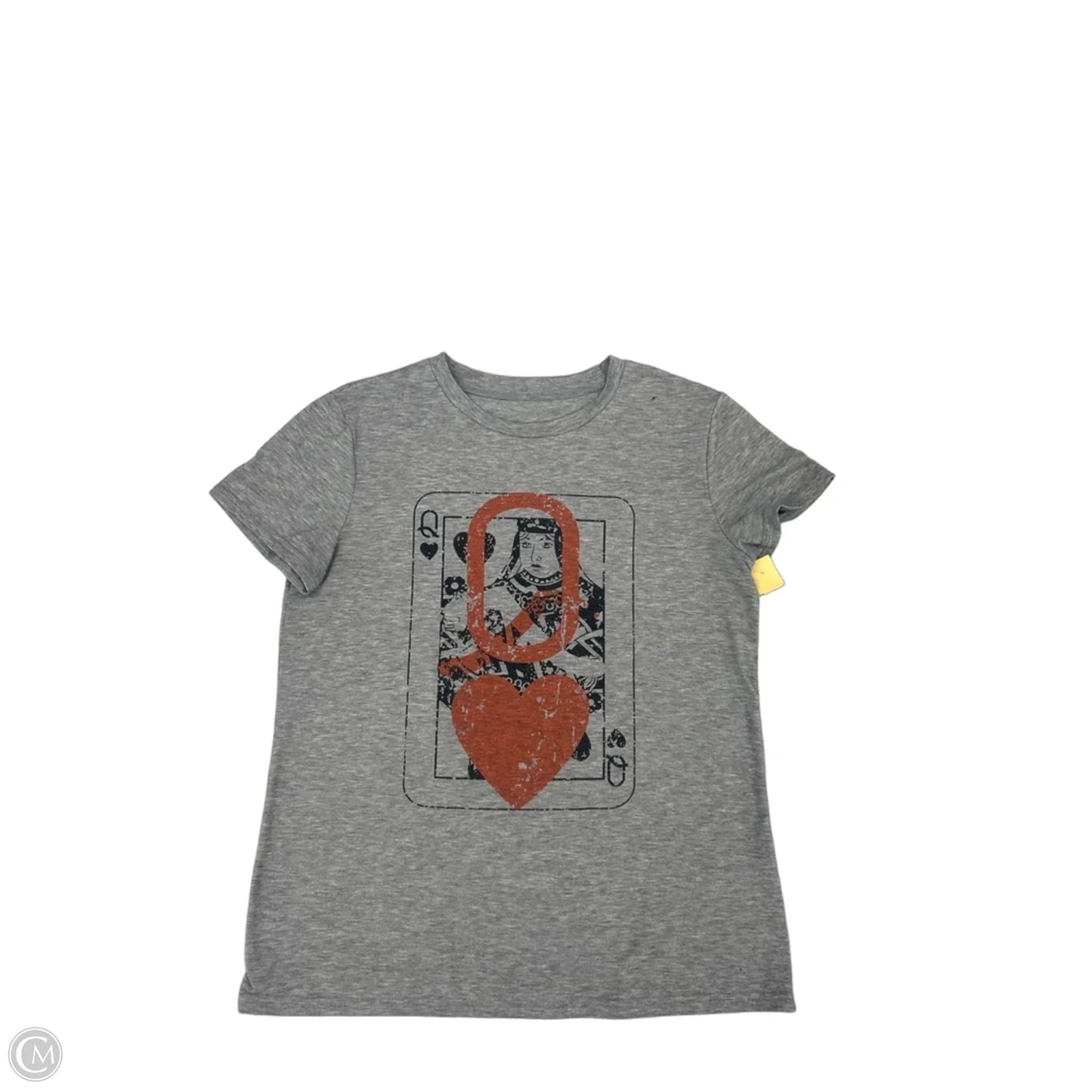 Top Short Sleeve By Cmf In Grey, Size: S