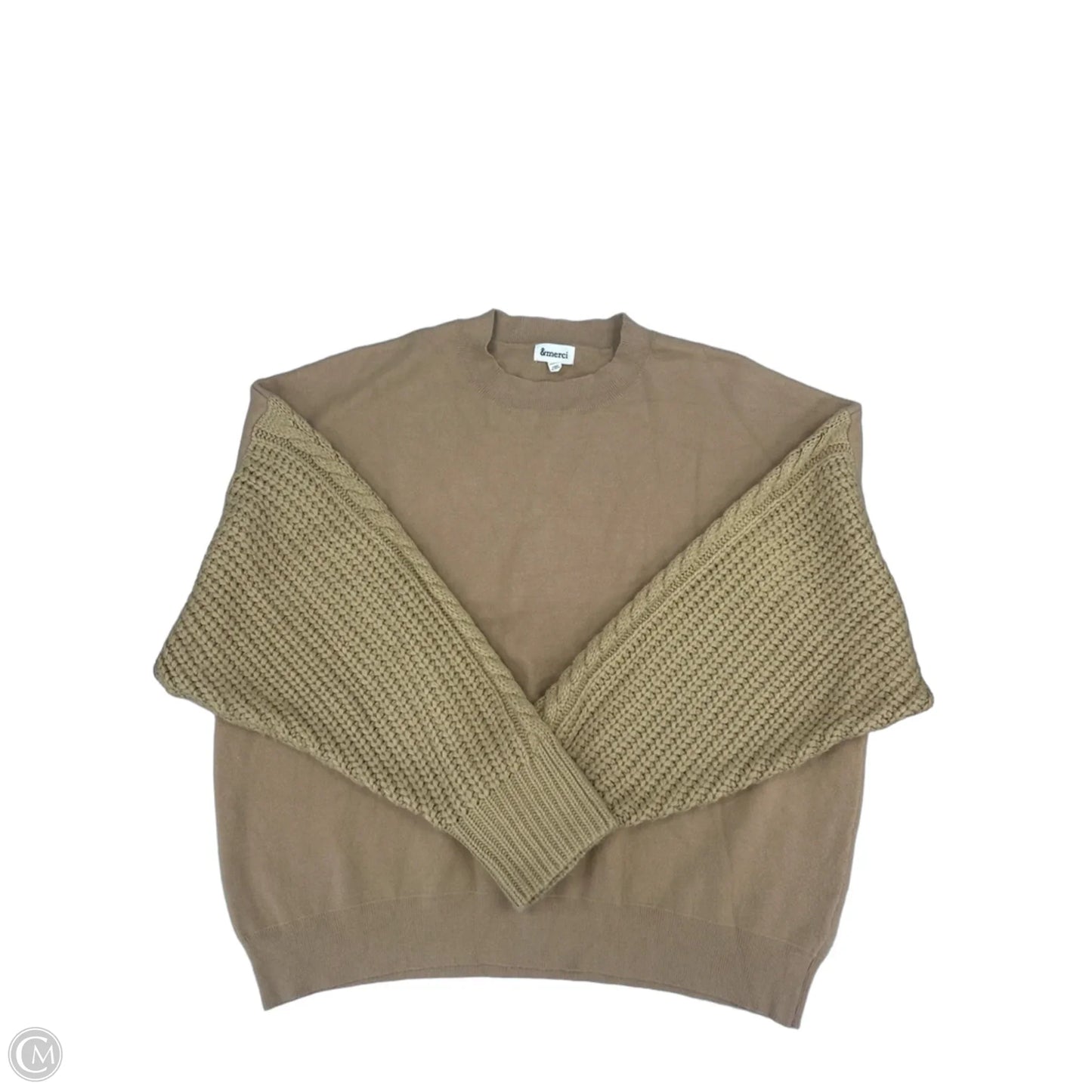 Sweatshirt Collar By &merci In Tan, Size: 3