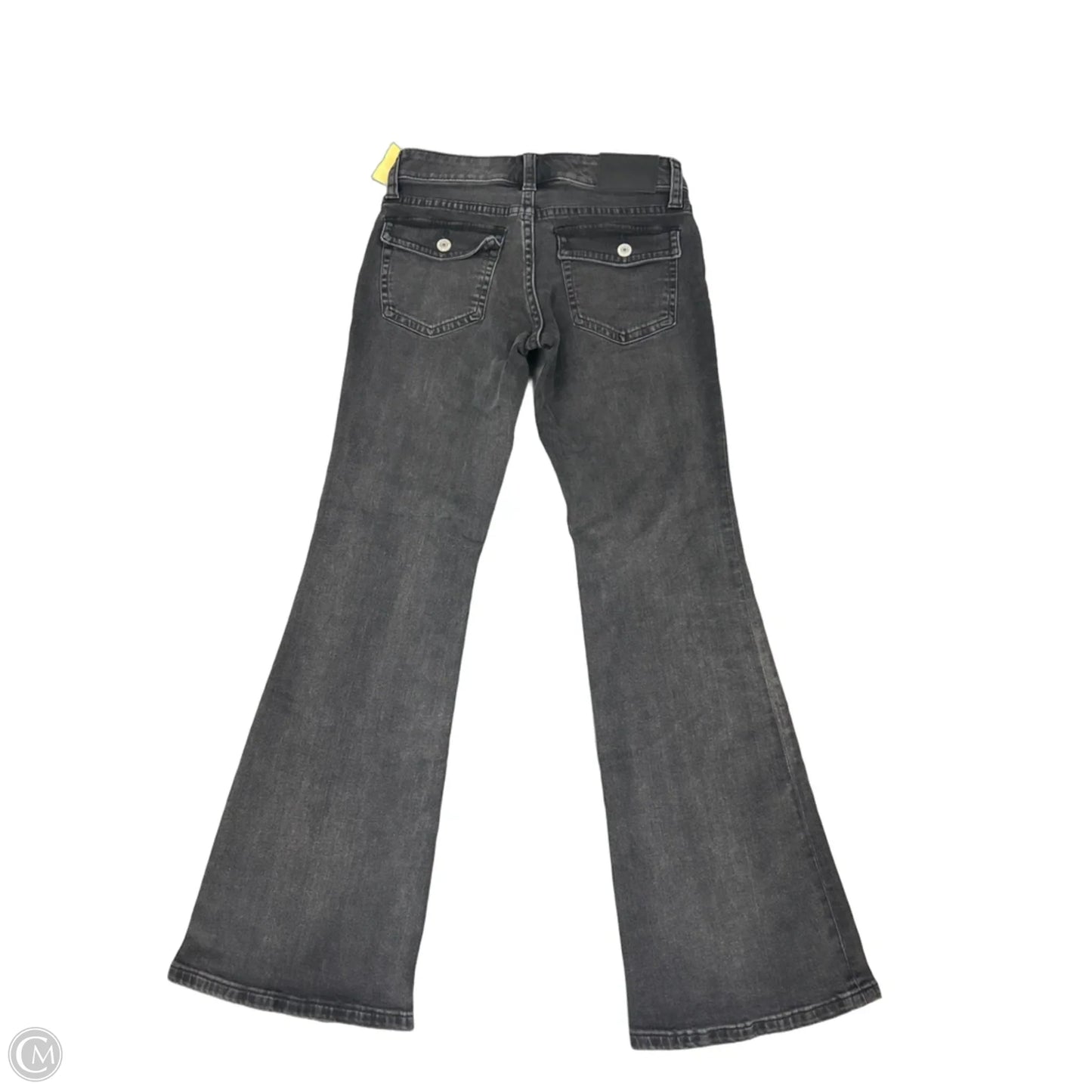 Jeans Flared By Lucky Brand In Black Denim, Size: 6