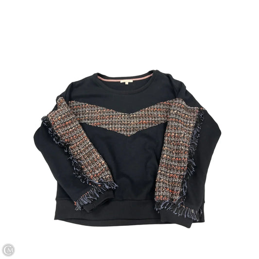 Sweatshirt Crewneck By Skies Are Blue In Black, Size: M