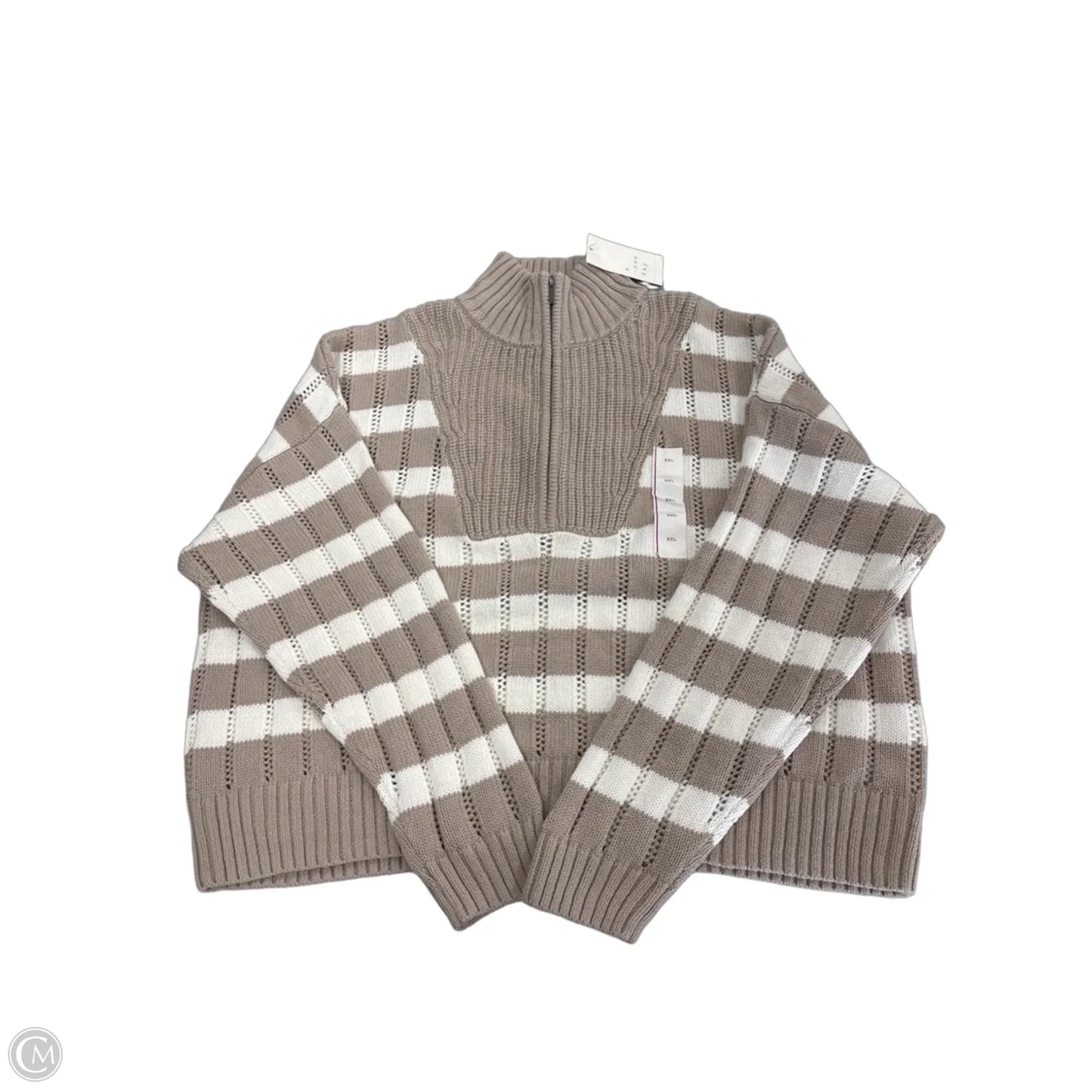 Sweater By A New Day In Striped Pattern, Size: Xxl