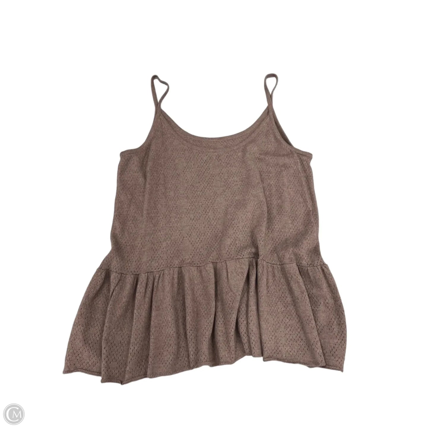 Tank Top By Cme In Brown, Size: L