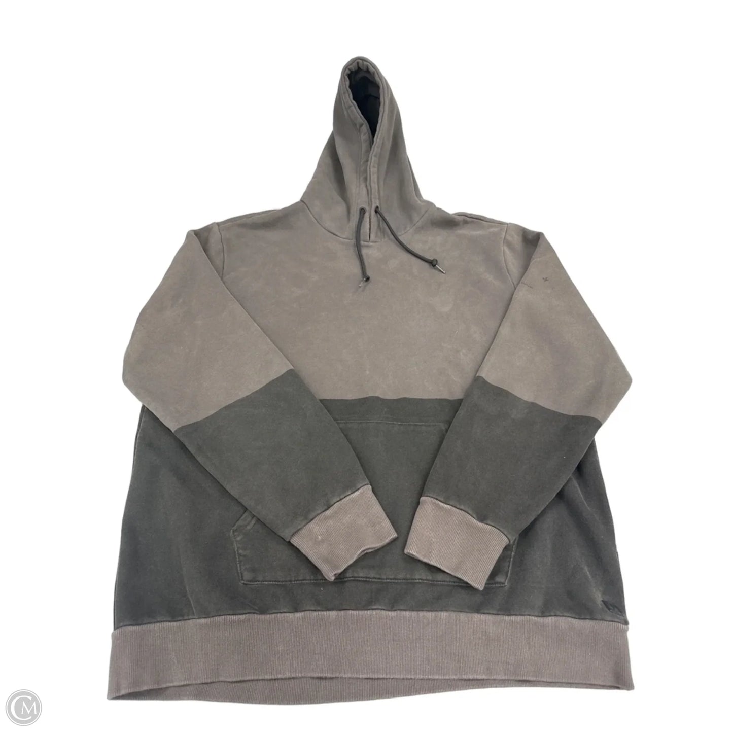 Sweatshirt Hoodie By Cme In Grey, Size: Xxl