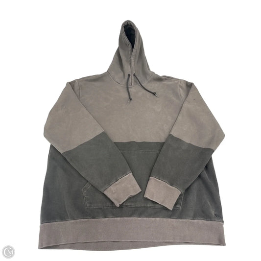 Sweatshirt Hoodie By Cme In Grey, Size: Xxl