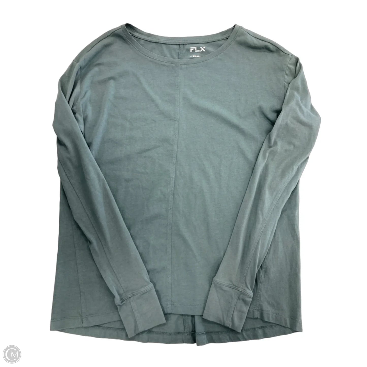 Athletic Top Long Sleeve Crewneck By Flx In Grey, Size: Xs