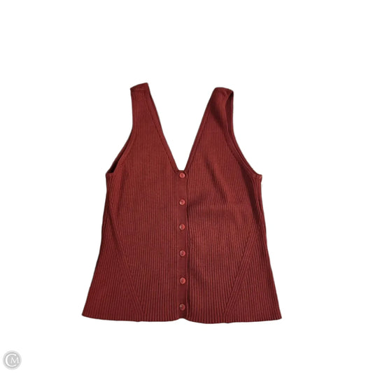 Tank Top By Madewell In Red, Size: L