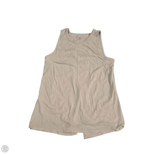 Athletic Tank Top By Athleta In Beige, Size: M