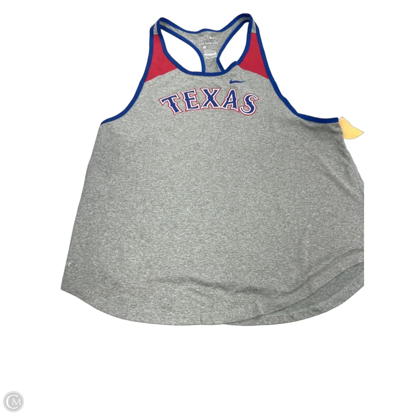 Tank Top By Nike In Grey, Size: L