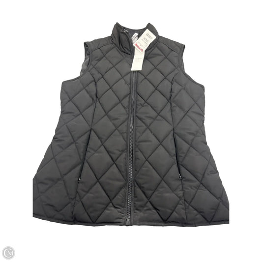 Vest Puffer & Quilted By Calvin Klein In Black, Size: S