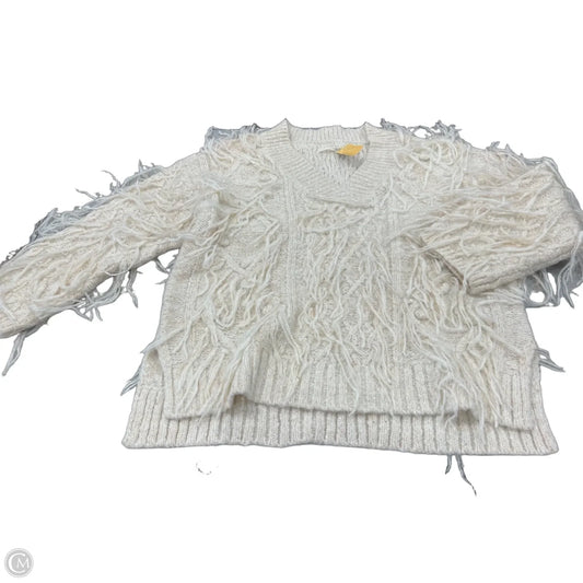 Sweater By Anthropologie In White, Size: M